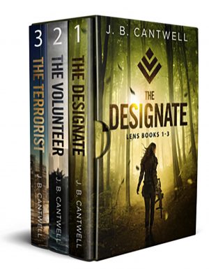 Cover for Lens Books 1-3, The Designate, The Volunteer, The Terrorist